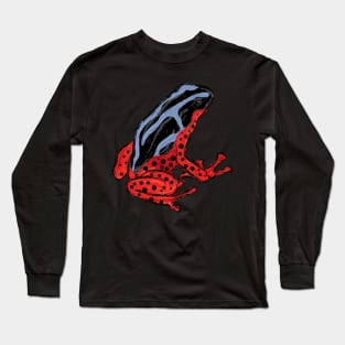 Artwork of a Poison Dart Frog XI Long Sleeve T-Shirt